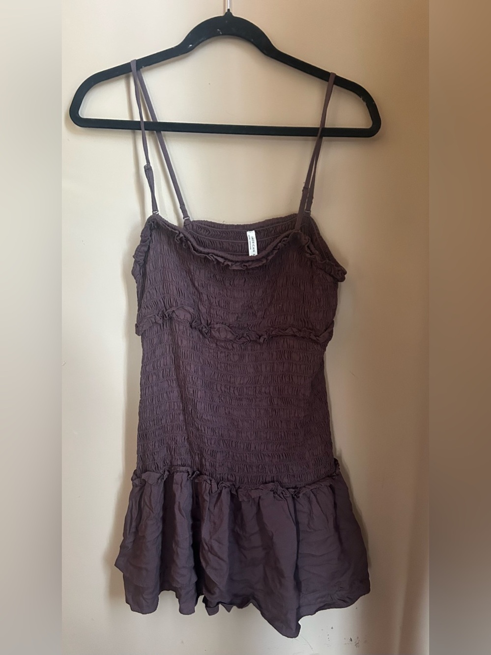 American Eagle Smocked Spaghetti/ Strapless dress